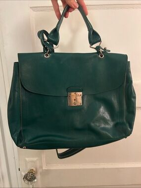 Green MARC JACOBS Leather Satchel Handbag - Unbranded